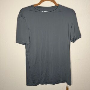 NWT Skims Sport Short Sleeve in Gunmetal Size XS